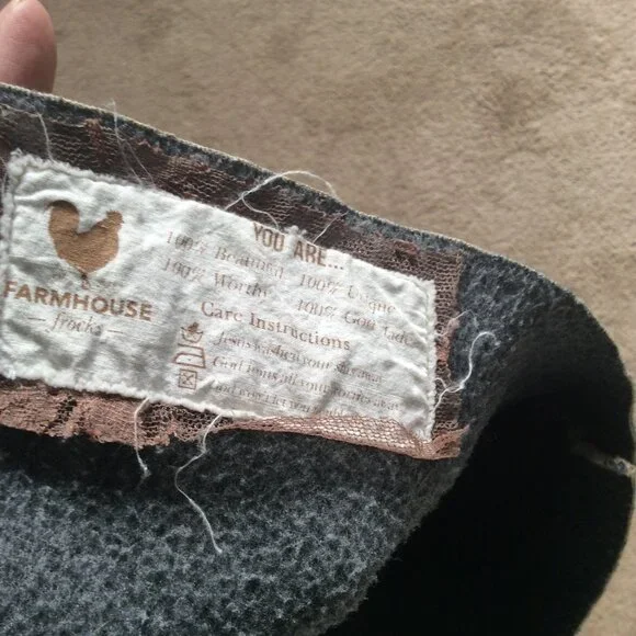 Plus size, Comfy fleece pullover, Farmhouse Frocks, Size 1X - Picture 4 of 5